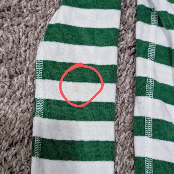 Hanna Andersson Green striped Christmas pajamas - Picture 5 of 5